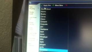 Skins and visualizations on WMP 9 series Windows 8