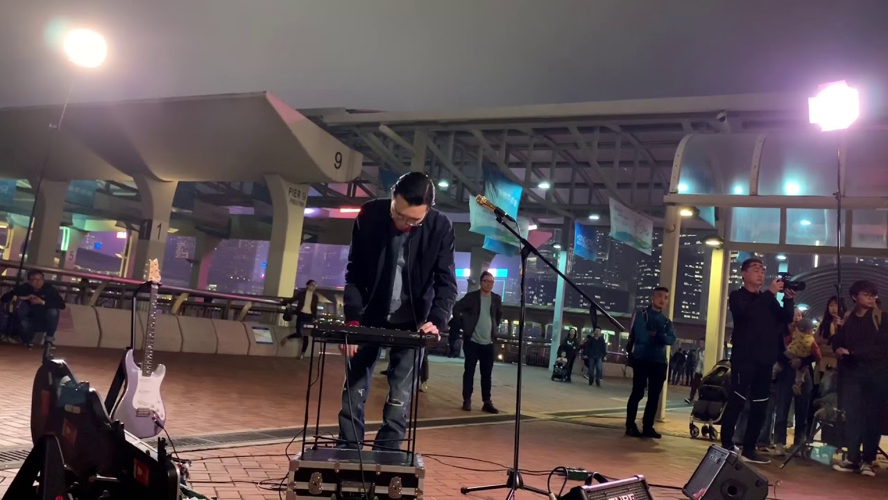 方大同中環碼頭 Busking Part 2《Ain't No Sunshine Cover》2019.02.22 | Yamaha Reface CP, PRS Silversky Strat