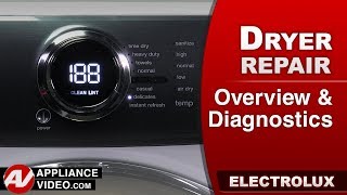 Electrolux EFME517SIW0 Dryer - Overview and Diagnostic Mode