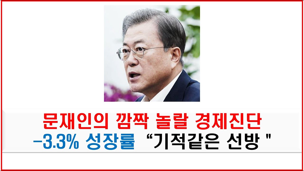 ¹®ÀçÀÎÀÇ ±ô¦ ³î¶ö °æÁ¦Áø´Ü, - 3.3% ¼ºÀåÀ» ±âÀû°°Àº ¼±¹æ - YouTube