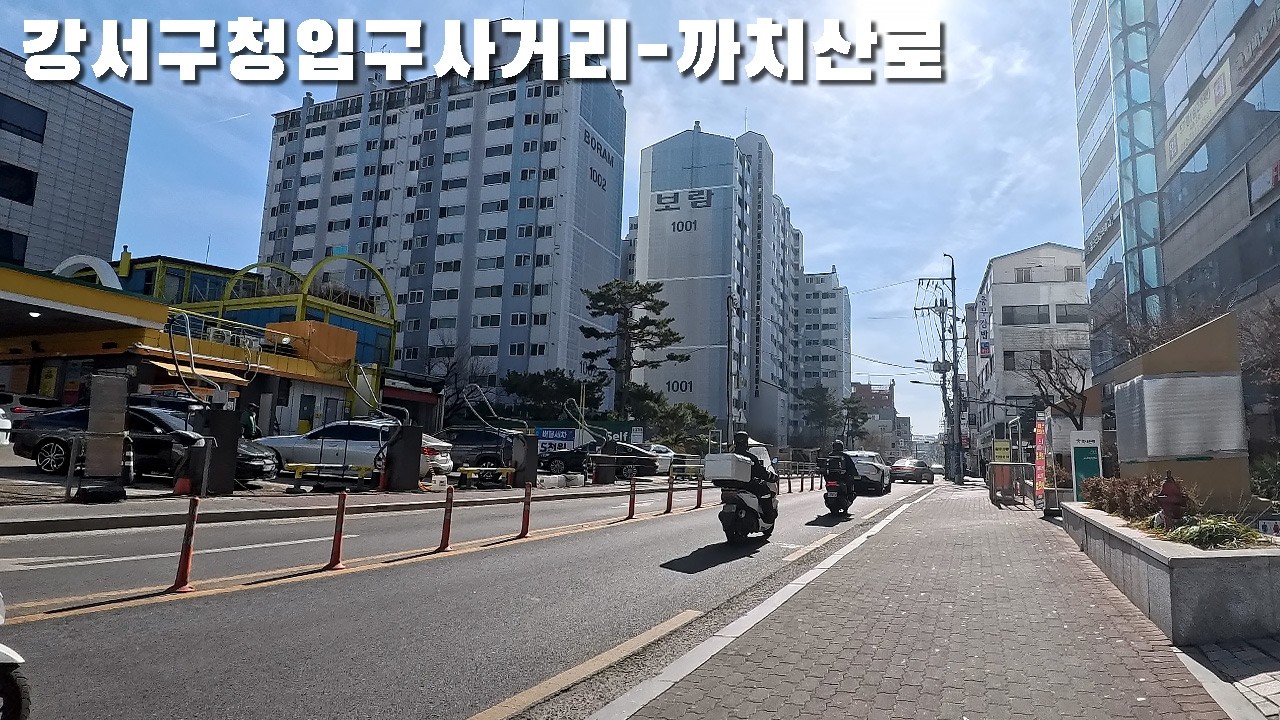강서구청입구사거리–까치산로 걷기 / Gangseo Office Intersection to Kkachisan-ro (Seoul, Korea) 4K