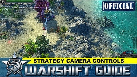 WARSHIFT Official tutorial: Strategy camera controls video guide (RTS gameplay)