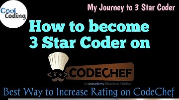 How to become 3 star coder at CodeChef | My 3 Star Rating on CodeChef Full Journey | @Ultimatestudy