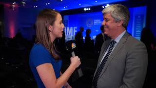 Leadership In Europe These Days Is Strong, Eurogroup President Centeno Squawk Box Europe