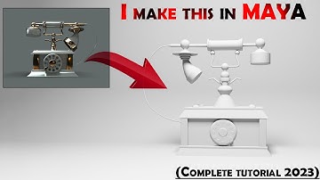 How to model Telephone in autodesk MAYA