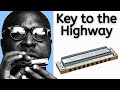 How to play Key to the Highway - Sonny Terry style!