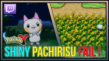 SHINY POKEMON FAIL | Shiny Pachirisu Pokeradar Shiny Grass FAIL | Pokemon X and Y