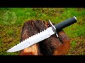 Making a rambo knife from junk