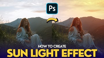 How To Create Sun Light | SunLight Effect in Adobe Photoshop #photoshop #tutorial #beginners