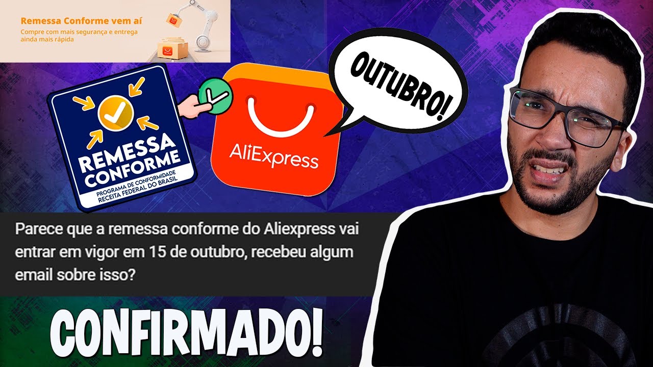 É VERDADE O BOATO: REMESSA CONFORME NO AliExpress EM 15 de OUTUBRO! E ESTOQUE do URUGUAI?