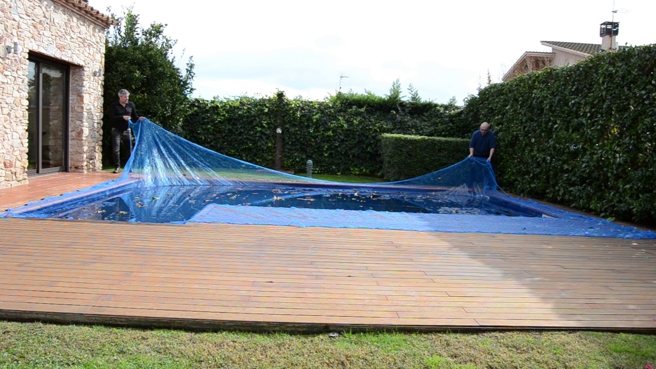 Filet anti feuilles pour piscine enterrée ou hors sol