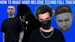 How To Make A FULL Hard Melodic Rave Techno Track [Klangkuenstler, Alignment, KRL MX Style] +Samples