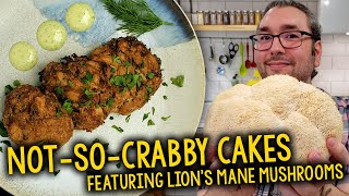 Recipe: Not-So-Crabby Lion’s Mane Cakes (Oil-Free, Plant-Based, Vegan)