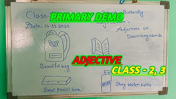 Adjective Demo Class|| Primary Tet Interview Demo Class||গল্পের মাধ্যমে Adjective র ধারণা||