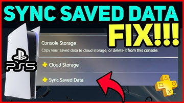 PS5 UNABLE TO SYNC SAVED DATA EASY FIX!
