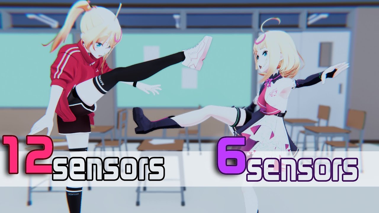 【mocopi】6点 vs. 12点比較：RAYNOSちゃんバトル編