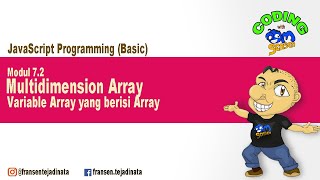 JavaScript 7.2 Multidimension Array