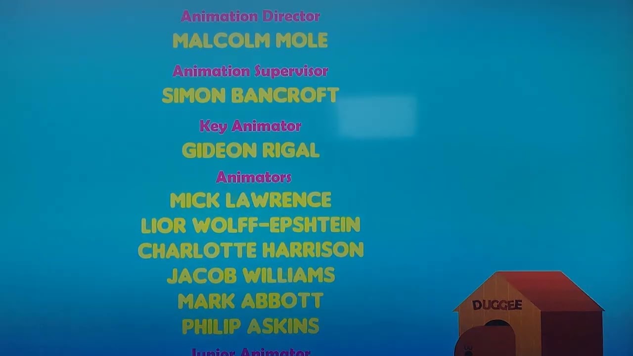 The big book of Animals tables book The end credits off this book from HEY duggee