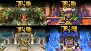Temple Run 2 - Enchanted Palace vs Lost Jungle vs Frozen Shadows vs Blazing Sands || 4 in a Row screenshot 5