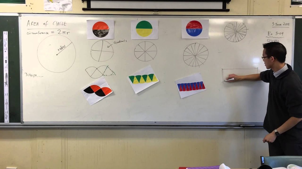 The Area of a Circle (2 of 2: Why We Must Imagine Infinity) maths is fun