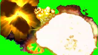 Green Screen Explosion Pack With Sounds | Free To Use