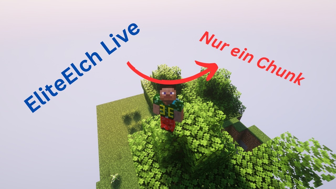 Minecraft One Chunk, aber wir können neue Chunks Craften - YouTube