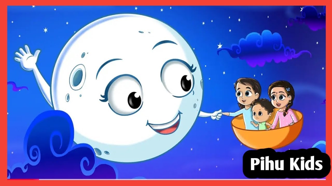 Chanda Mama Dir Ke || चंदा मामा दूर के || Chanda mama rhyme for nursery ...