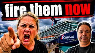 PASSENGER DEMANDS CARNIVAL FIRE THIS EMPLOYEE