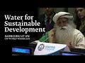 Sadhguru at UN on World Water Day - Water for Sustainable Development