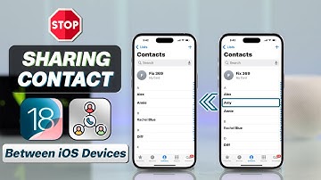How to Turn off Contact Sharing on iPhone iOS 18! [Between Apple Devices with Same ID]