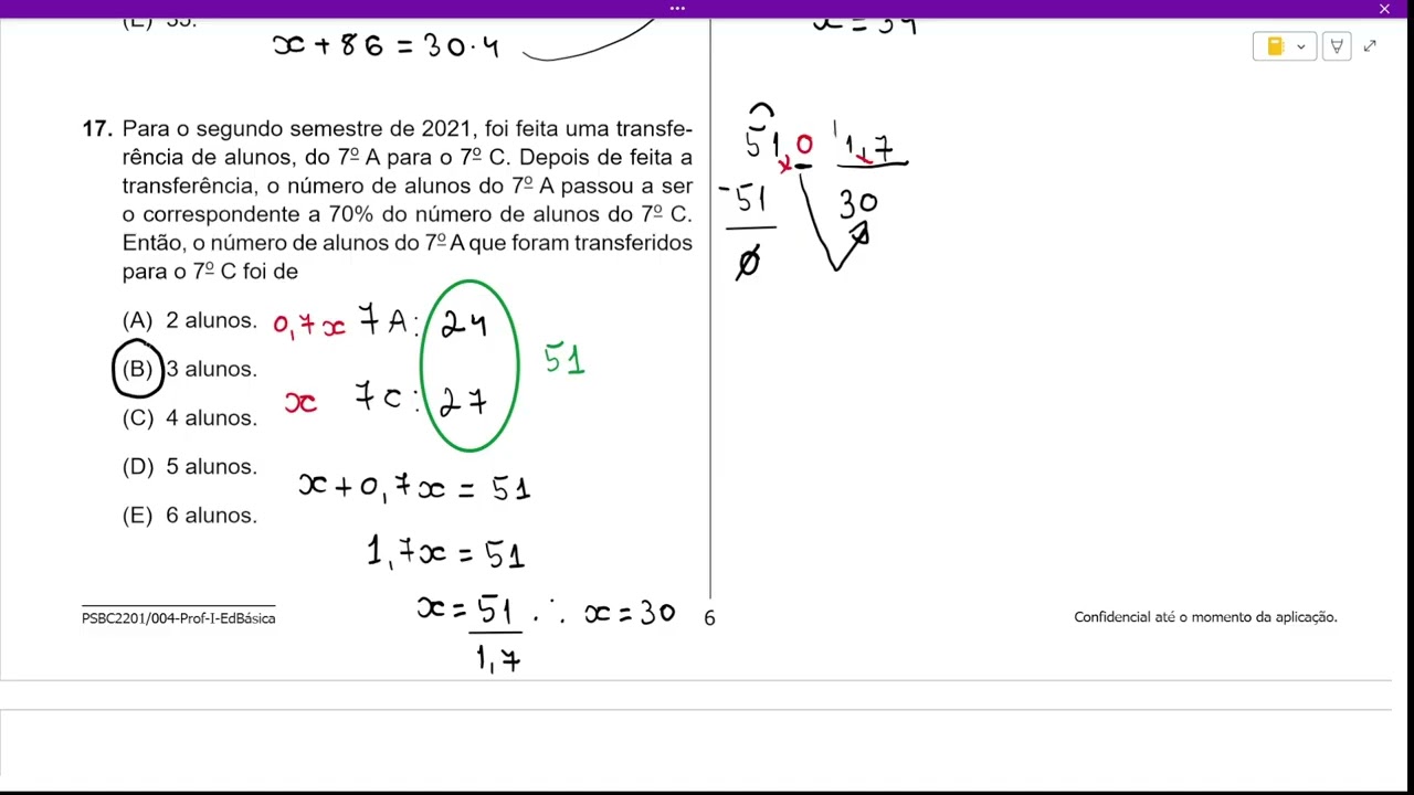 MATEMÁTICA EM CONCURSOS DA VUNESP PARA PROFESSORES (PEB I) - AULA 4