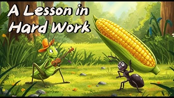 Why Hard Work Matters! | The Ant & The Grasshopper Story for Kids #kidsstory