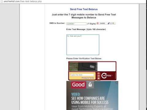 वीडियो: बेलारूस को एसएमएस कैसे भेजें