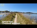 Virtual Run | Virtual Running Videos Treadmill Workout Scenery | Hawksbury Lagoon and Beach