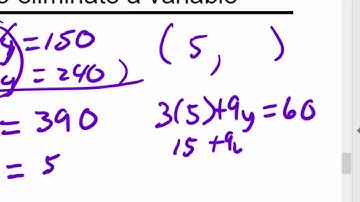 Solving Systems by Elimination using Multiplication