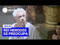 Rei Herodes teme a chegada dos três reis magos para o nascimento de Jesus