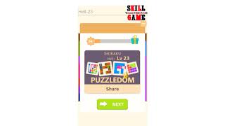 Puzzledom - Shikaku Hell Level 1 - 150 - Walkthrough screenshot 1