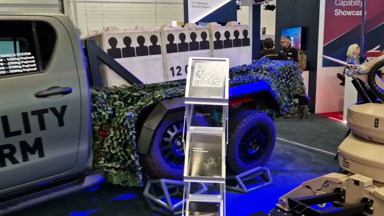 Toyota 6x6 HILUX at Defence Show
