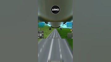 ATR 42 Butter Landing On A Highway [TFS] #swiss001landing #shorts