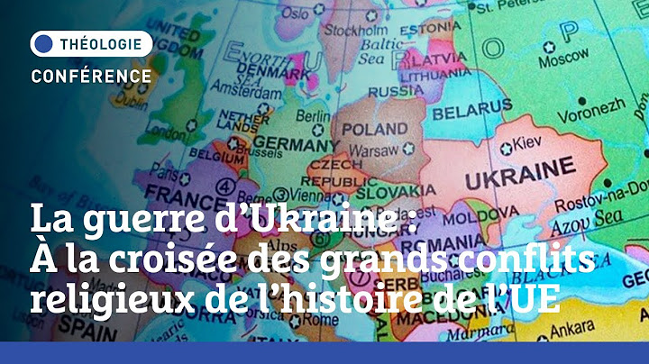 Conférence| La guerre d'Ukraine :À la croisée des grands conflits religieux de l’histoire européenne