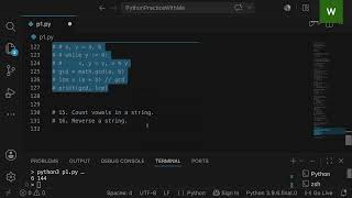 Part 6 Python Practice