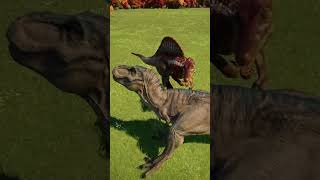 Spino Has Enough Power To Break T-Rexs Neck - Juric World Evolution 2