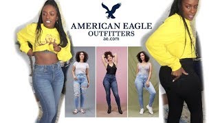 THE BEST JEANS EVER!!! | AMERICAN EAGLE | CURVY JEANS