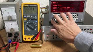 6802 computer and serial terminal runs digital voltmeter