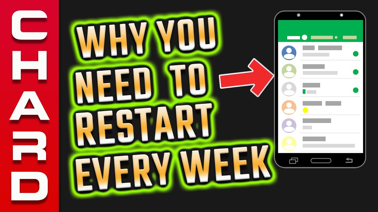 Why You Need To Restart Your Smartphone Every Week - YouTube