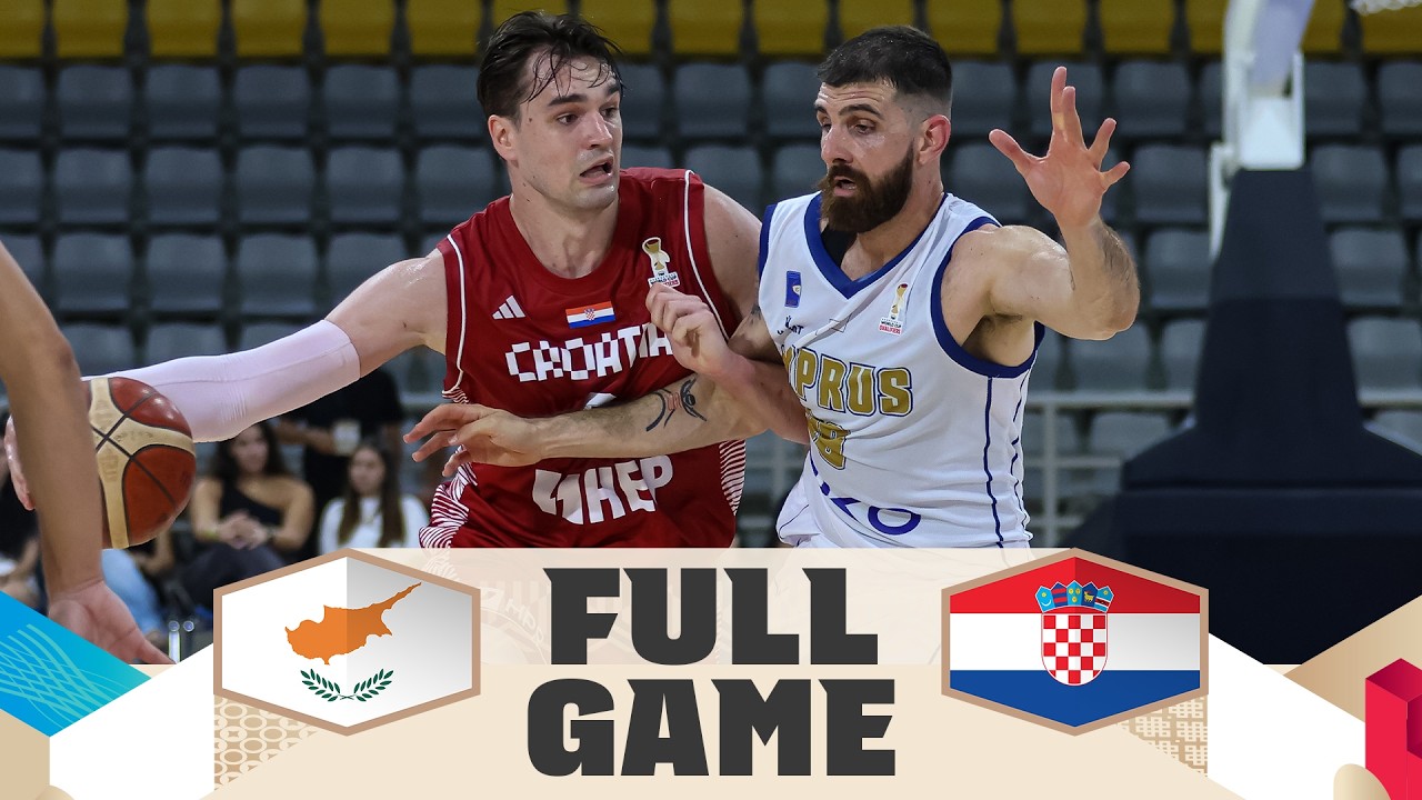 Cyprus v Croatia | Full Basketball Game | FIBA Basketball World Cup 2027 European Qualifiers