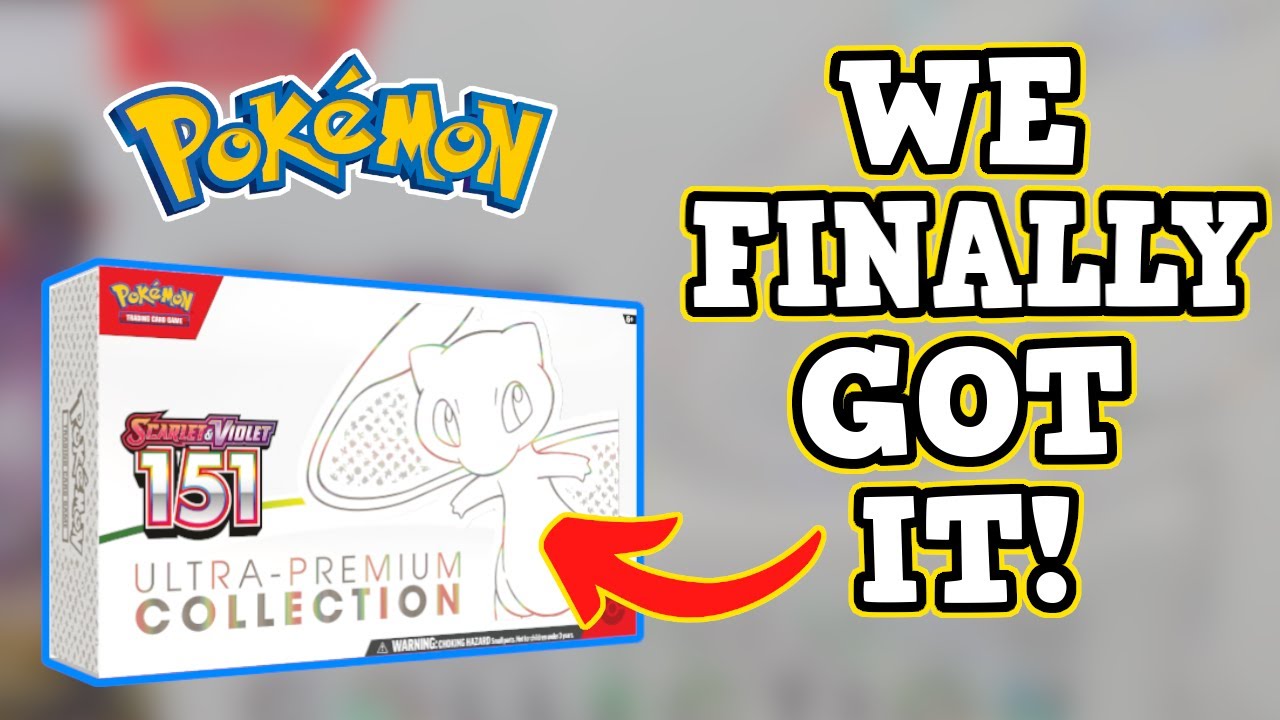We Finally Got ONE!! Unboxing Pokémon 151 Ultra Premium Collection Box ...
