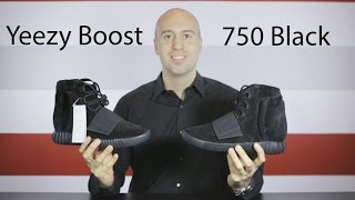 Yeezy Boost 750 Triple Black - Unboxing + Review + Close up - Mr Stoltz  2016 - YouTube