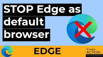 Stop Edge being your default browser
