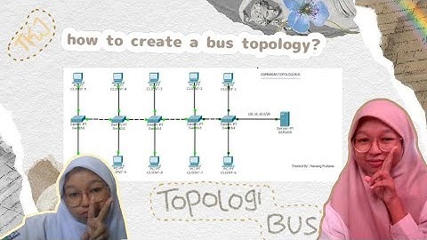 how to create a bus topology using Cisco packet Tracer??!!